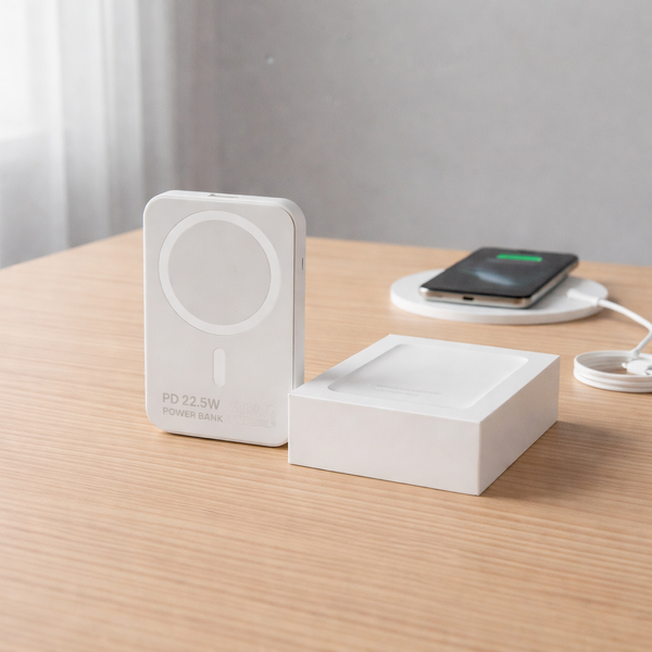 Повербанк 10000mAh магнитный powerbank Podoru Magsafe павер для телефона магсейф 2334896595 фото